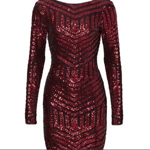 Sequin sheath dress